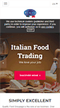 Mobile Screenshot of italianfoodtrading.com